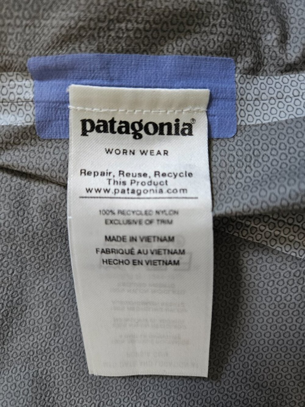 Patagonia Torrentshell H2No Waterproof Rain Jacket – Women’s XS – Violet Blue - Picture 11 of 13